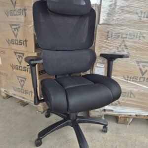 VIGOSIT XXL ergonominė biuro / Gaming (žaidimų) Darbo kėdė – itin plati, iki 150 kg