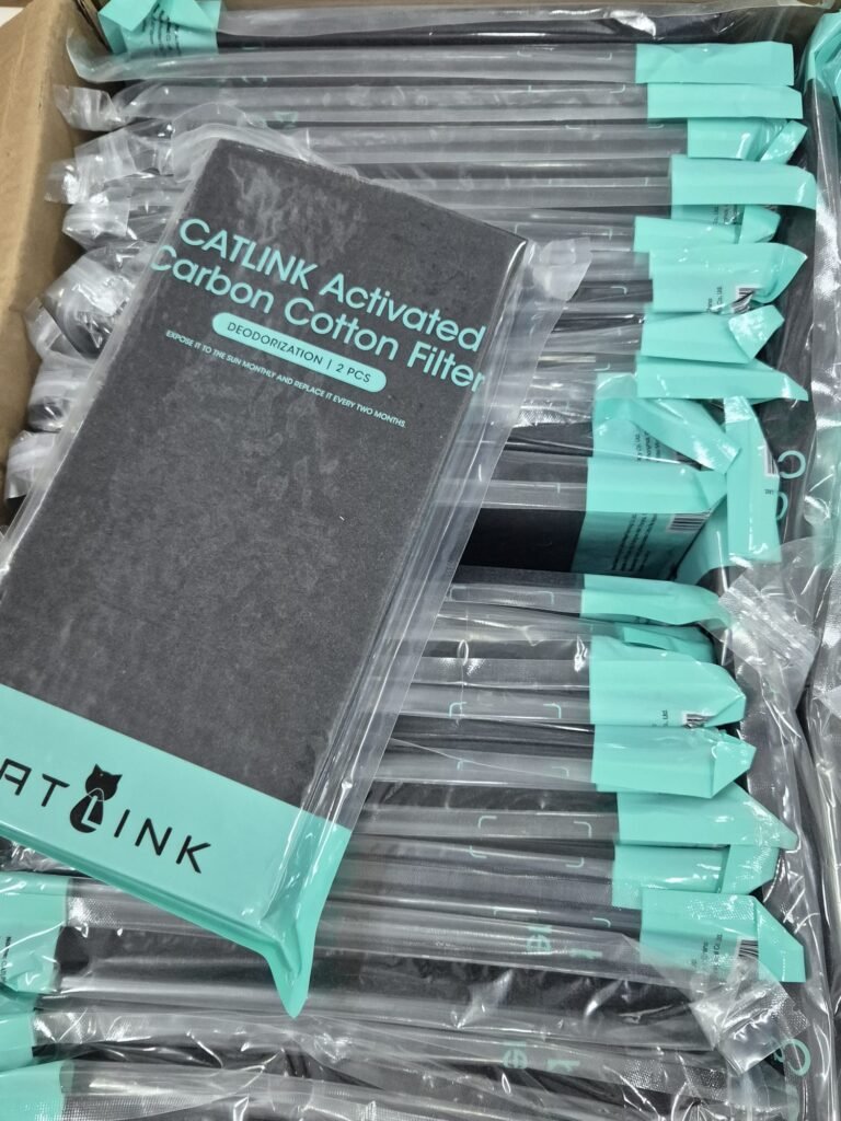 CATLINK aktyvintos anglies kvapų filtras, 2 vnt pakelyje Kaciu tualetui